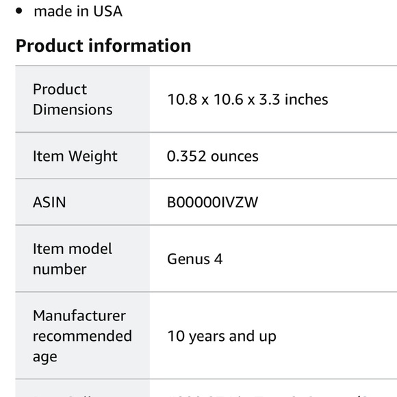 NEW sealed TRIVIAL PURSUIT Genus IV Edition 1996 Parker Brother 4 trivia game - Picture 7 of 7